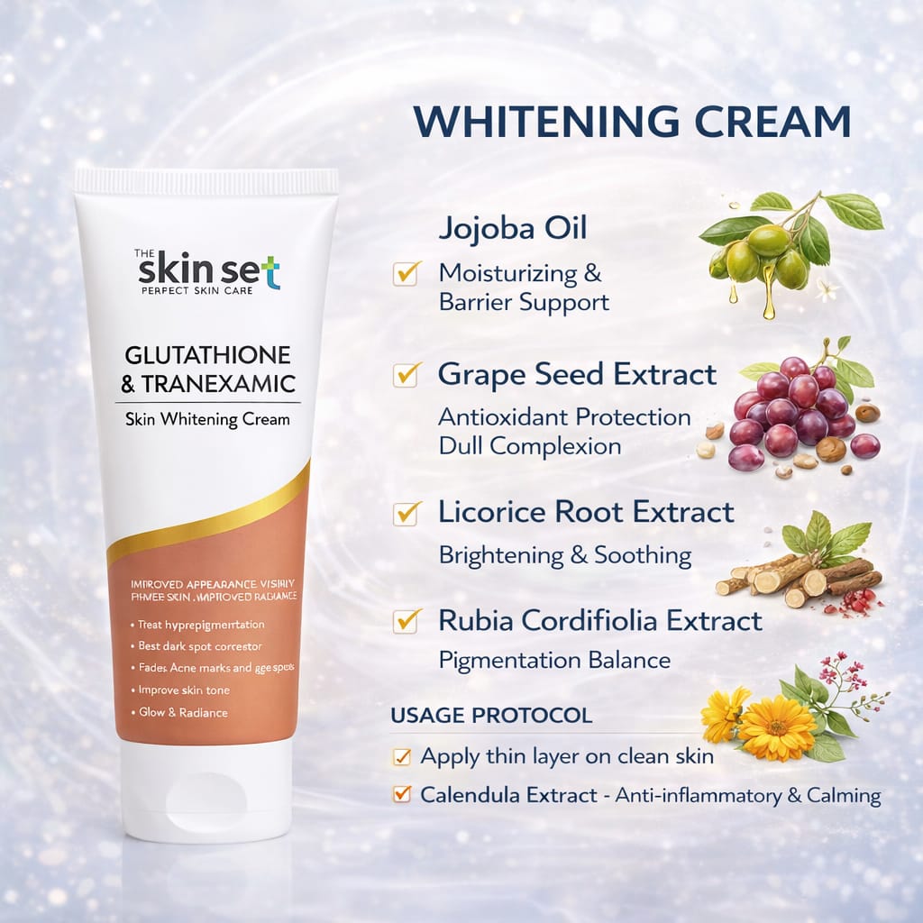 Glutathione & Tranexamic Skin Whitening Cream - Image 4