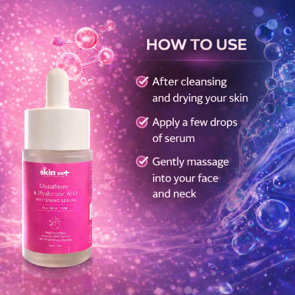 Glutathione & Hyaluronic Acid Whitening Serum - Image 4