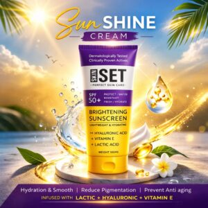 Skin Set Brightening Sunscreen SPF 50+